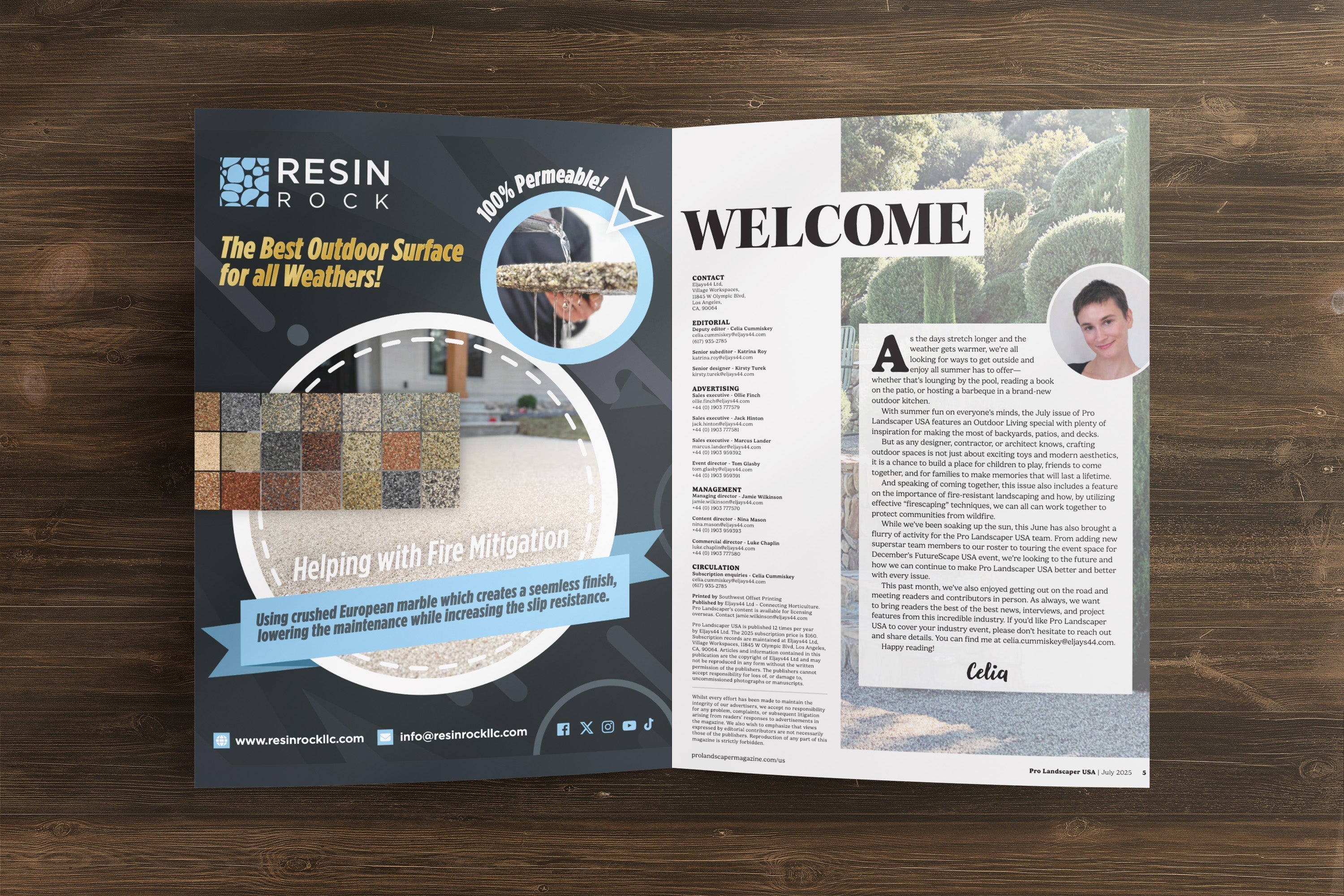 Resin Rock Featured in Pro Landscaper USA July 2025