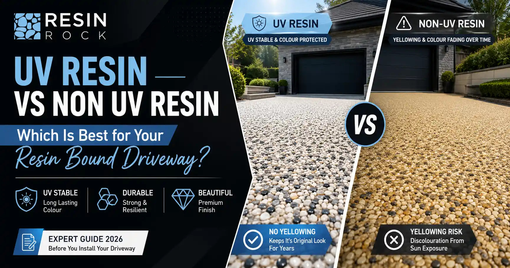 UV Resin vs Non UV Resin: Which Is Best for Your Resin Bound Driveway?
