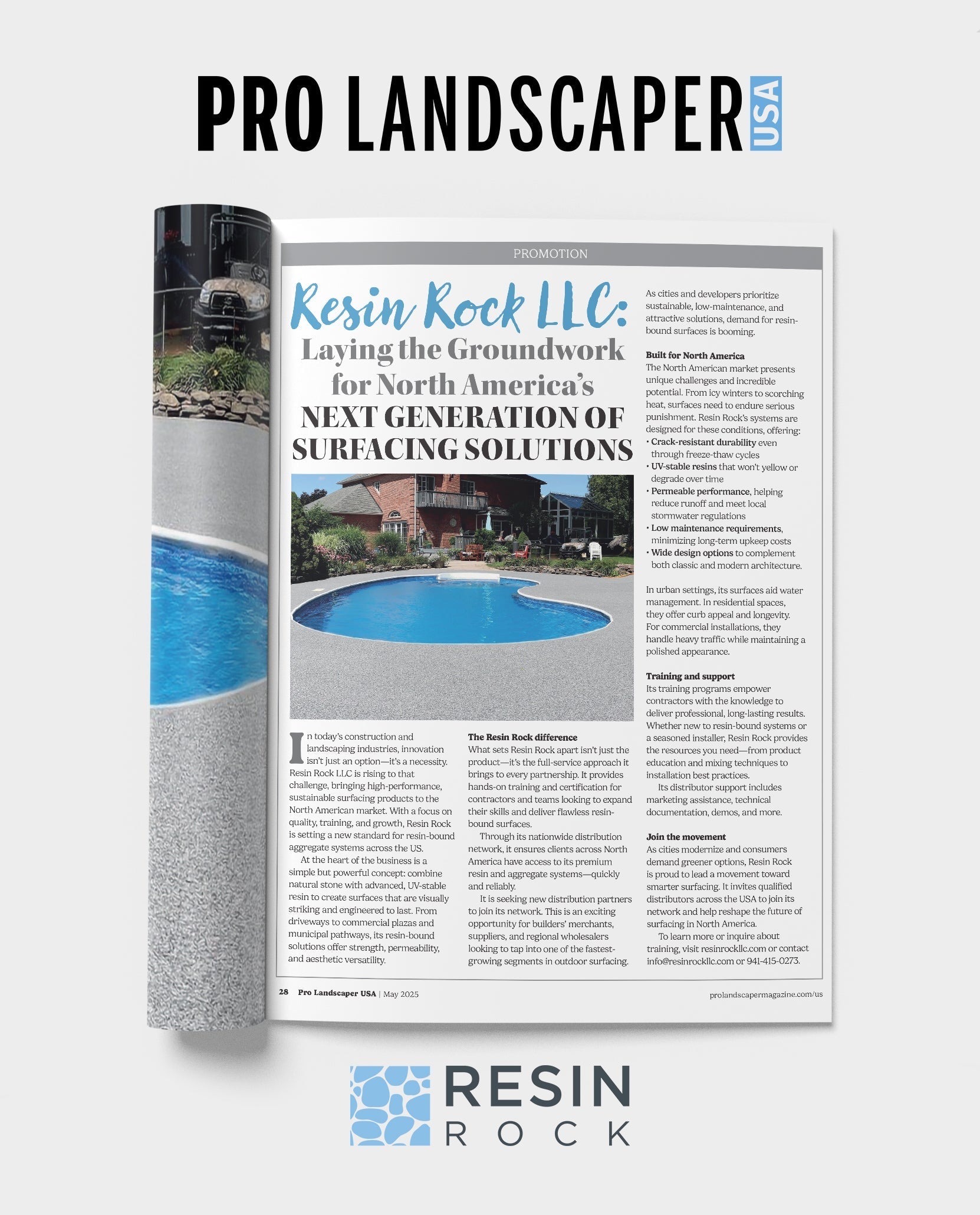 Editorial in the PRO LANDSCAPER USA for May