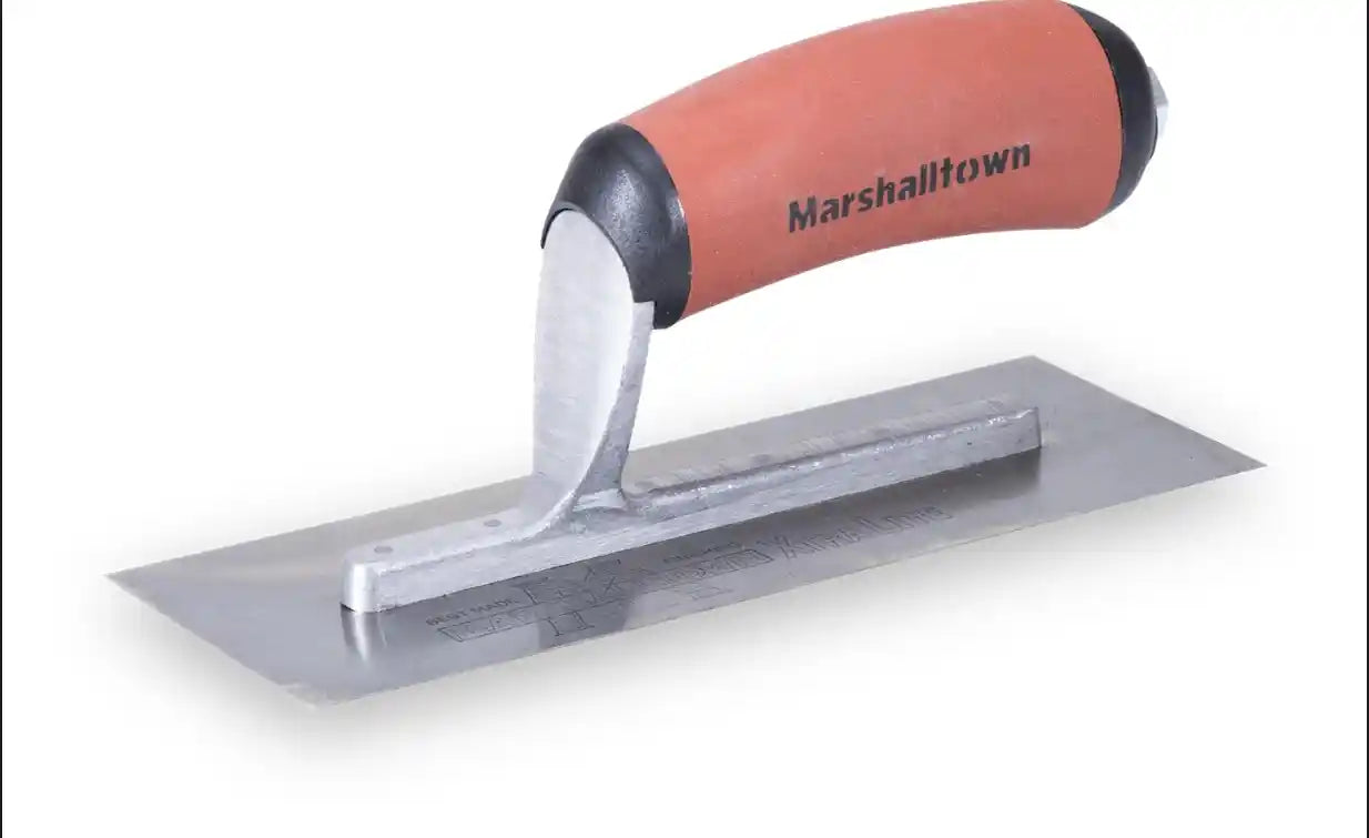 Marshalltown 8 x 3 inch mini finishing trowel with DuraSoft handle