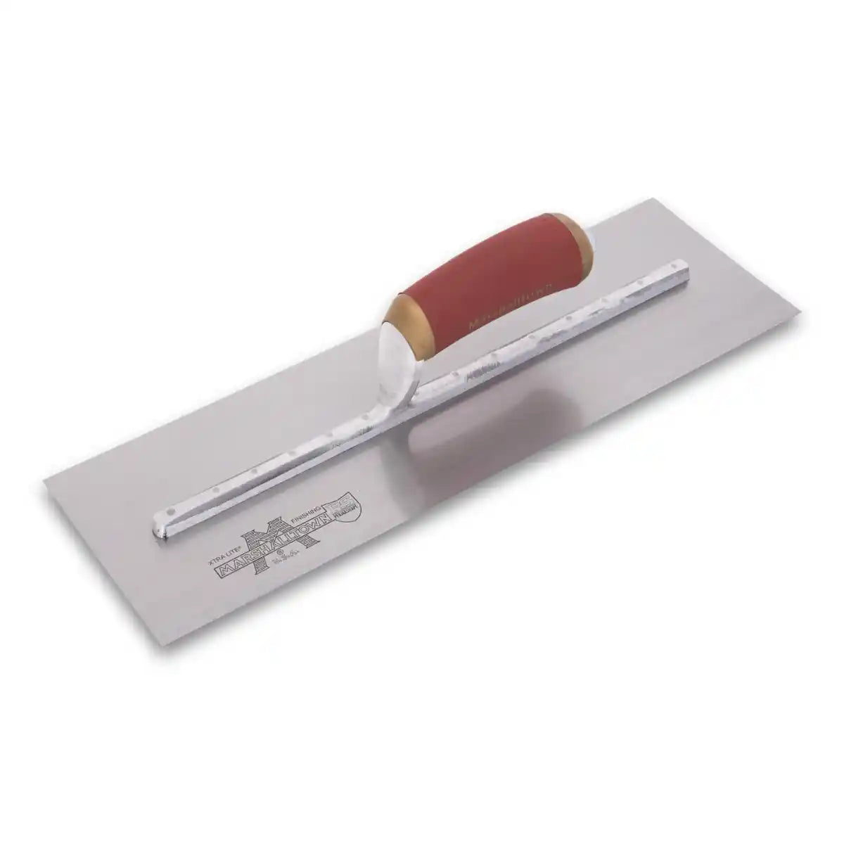 Marshalltown PB81D 18 x 4 inch PermaShape broken-in finishing trowel with DuraSoft handle