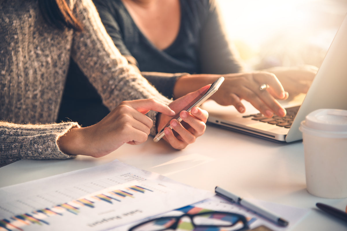 Marketing specialist reviewing e-commerce campaign analytics