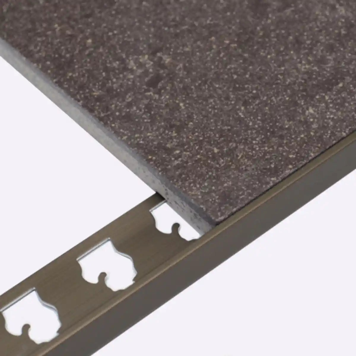 1/2 in L Channel Dark Granite trim by Resin Rock