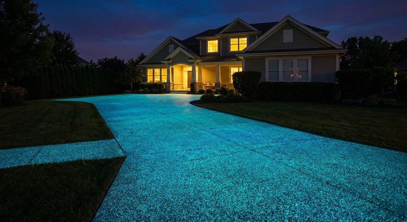Glow-in-the-Dark Driveways: How Glow Rock Is Lighting Up Outdoor Design in 2026