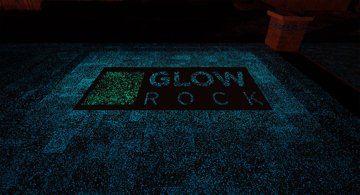 Glow Rock | Glow-in-the-Dark Stones for Driveways & Pools | Resin Rock