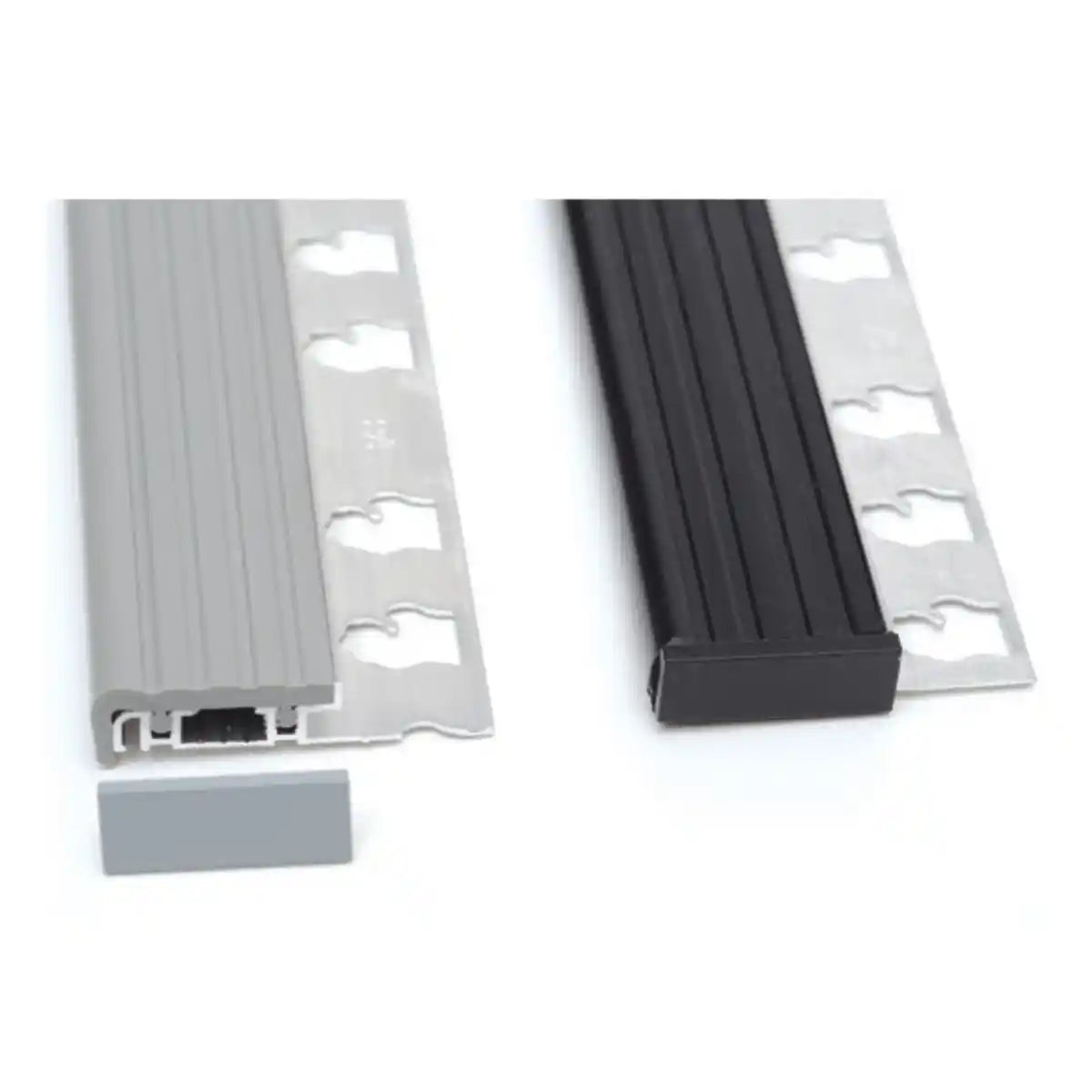8mm LVT STAIR NOSE CLEAR SATIN SILVER
